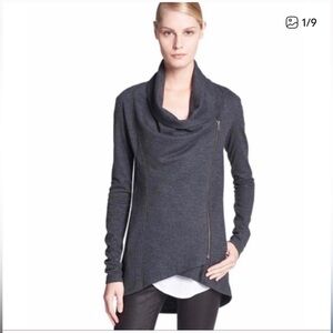 NWT! Helmut Lang Sonar Wool Shawl Collar Moto
Jacket.